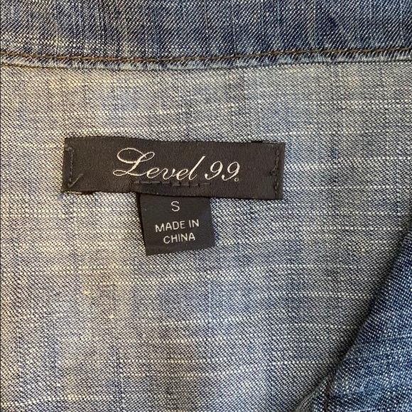 Chambray Denim Romper from Anthropologie - Picture 6 of 7